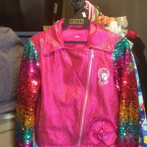 Vintage JOJO jacket , sequins and glitter 7/8